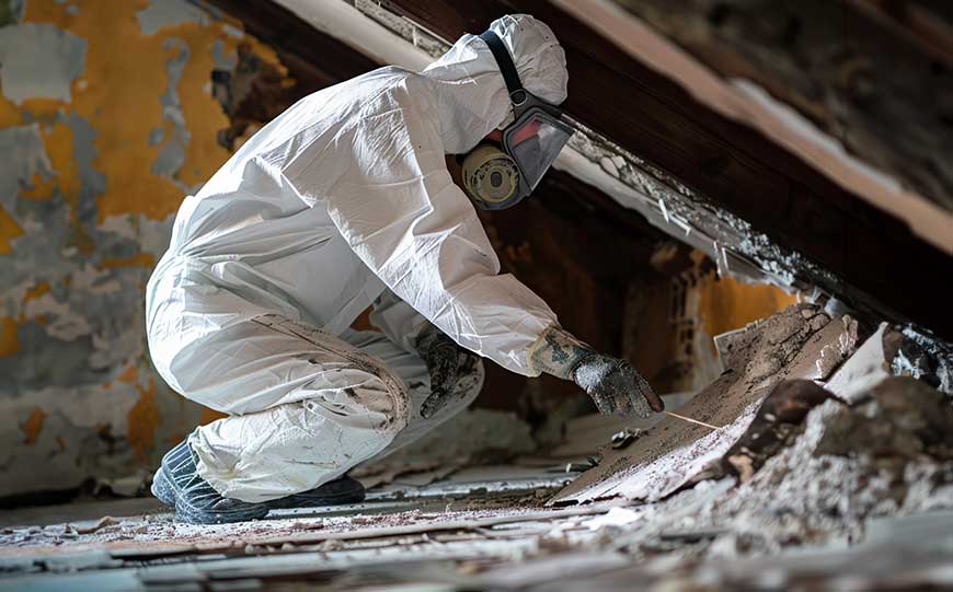 what to do discover asbestos