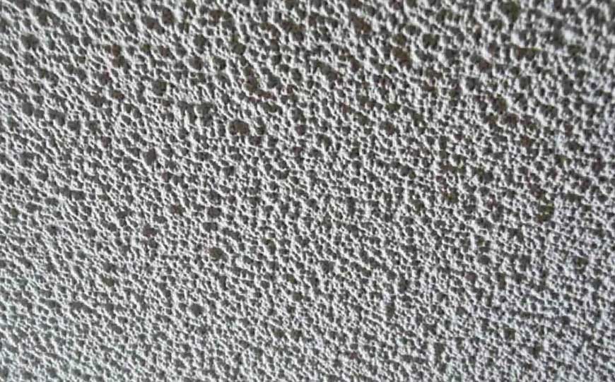 what does asbestos plaster look like image